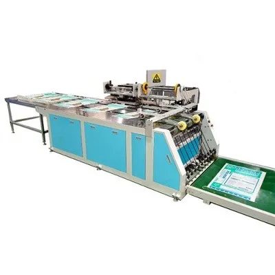 Машина за обшиване на устата от найлонова торбичка